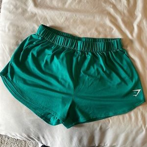 Green gymshark mesh shorts